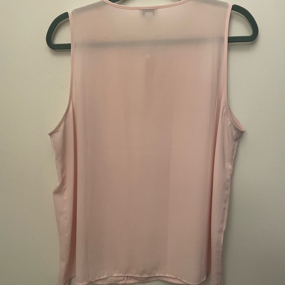 Light Pink J. Crew Sleeveless Blouse - Size L - Picture 2 of 3